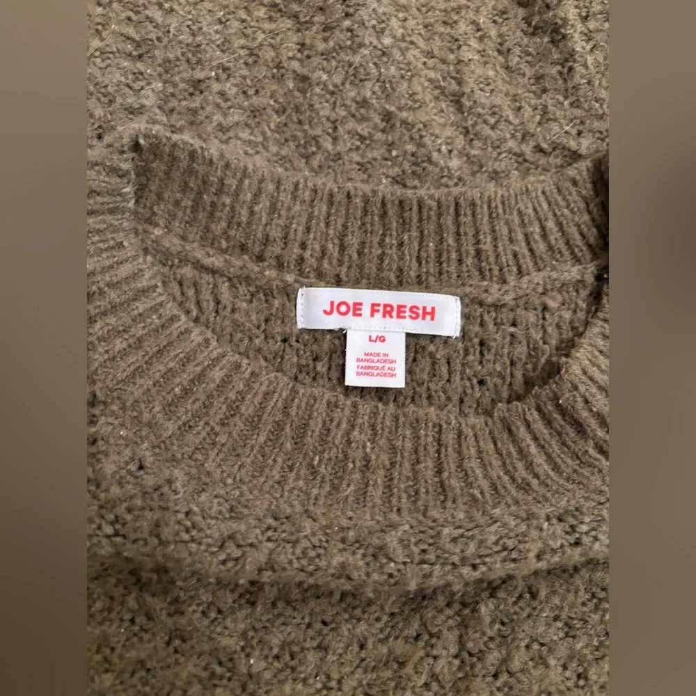 Balloon Sleeve Crewneck Sweater - Picture 3 of 4